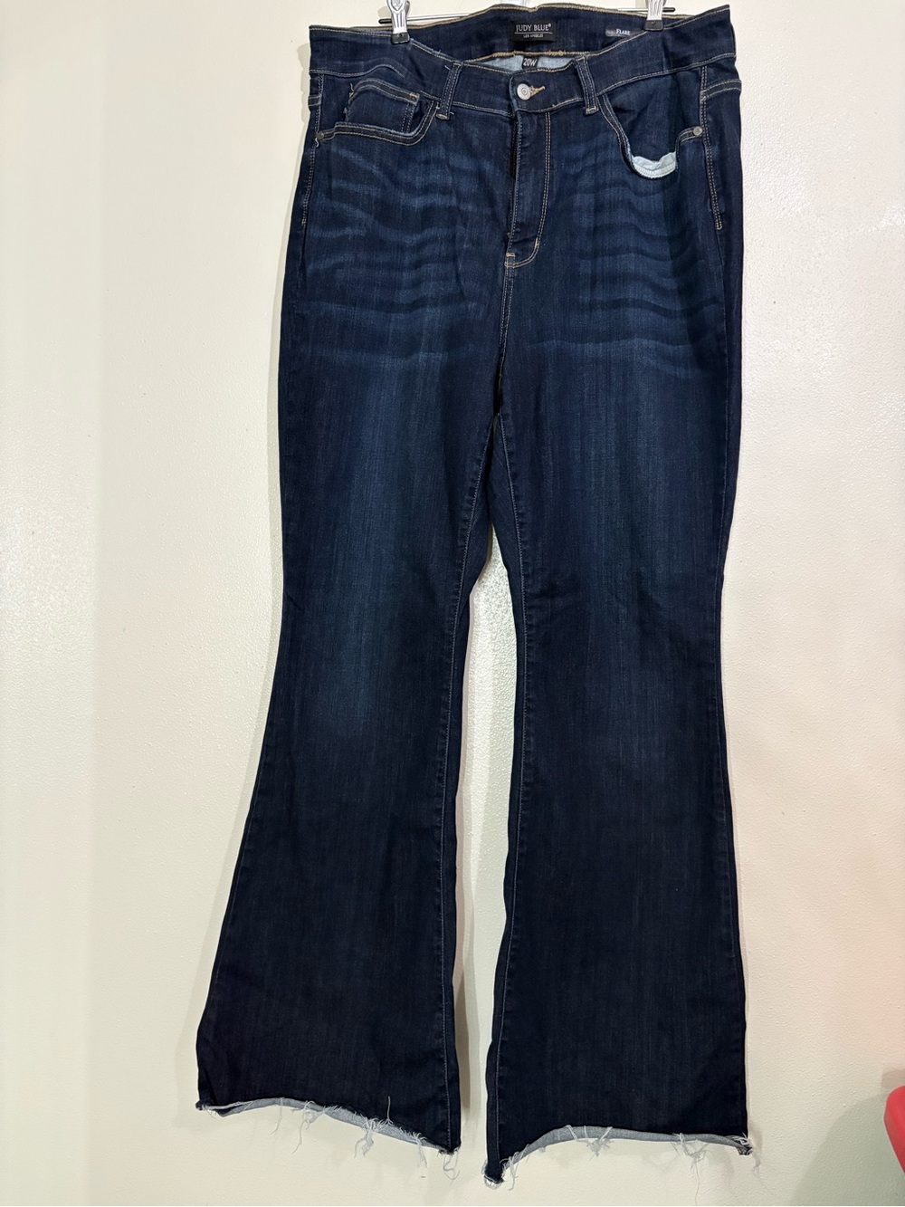 Judy Blue Jeans Women's Size 20W Blue High-Rise Flare Denim Stretch